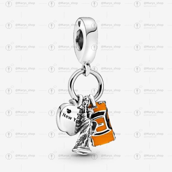 Pandora Symbols of New York City Dangle Charm - Picture 1 of 2